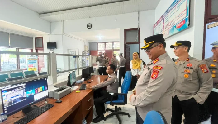 Kapolres Nagan Raya Tinjau Pelayanan SAMSAT dan SATPAS