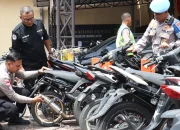 Satlantas Banda Aceh Sita 80 Motor Berknalpot Brong Sepanjang Juli