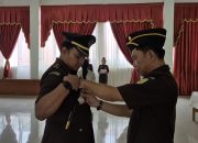 Rudi Hermawan Dilantik sebagai Kasi Pidum Kejari Nagan Raya