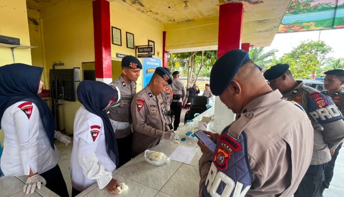 Pastikan Personel Bebas Narkoba, Batalyon C Pelopor Gelar Tes Urine