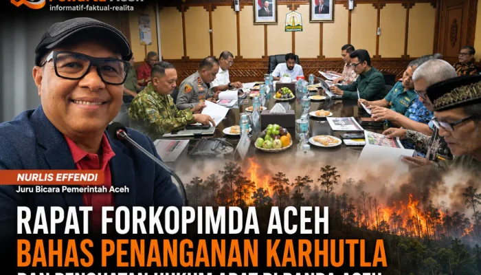 Forkopimda Aceh Bahas Karhutla, Dorong Hukum Adat Cegah Kebakaran Hutan