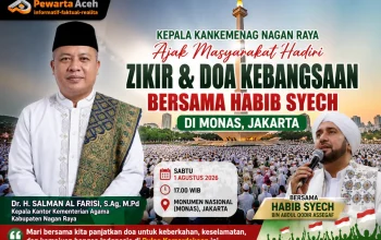 Kakankemenag Nagan Raya Ajak Warga Hadiri Zikir Kebangsaan di Monas