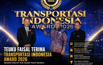 Mualem Raih Transportasi Indonesia Award 2026, Jadi Role Model Nasional