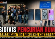 Residivis Pembongkar Rumah Ditangkap di Banda Aceh, Enam Ponsel Disita