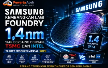 Samsung Hidupkan Lagi Proses 1,4nm, Siap Tantang TSMC dan Intel