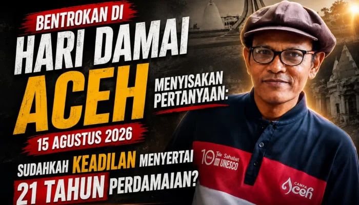 Perdamaian Tidak Cukup Tanpa Keadilan