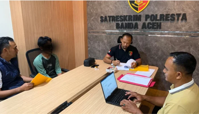 Polresta Banda Aceh Tahan Pemuda Pidie Jaya, Diduga Gelapkan Rp68 Juta