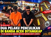 Dua Terduga Pelaku Penculikan di Banda Aceh Ditangkap, Senpi Diamankan
