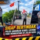 Sigap, Polisi Banda Aceh Amankan Kabel Listrik Melintang di Jalan