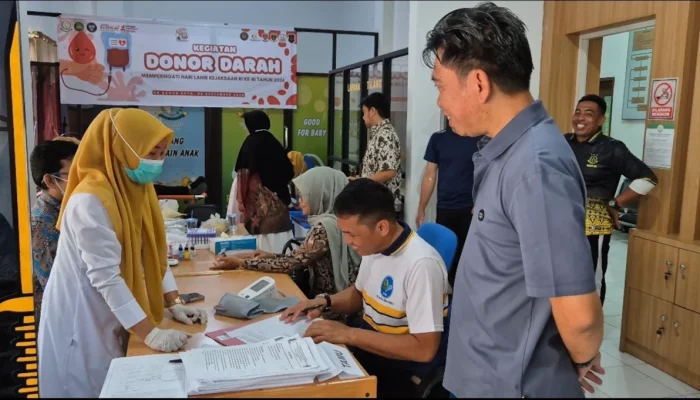 Peringati HUT ke-81, Kejari Nagan Raya Gelar Donor Darah dan Cek Kesehatan