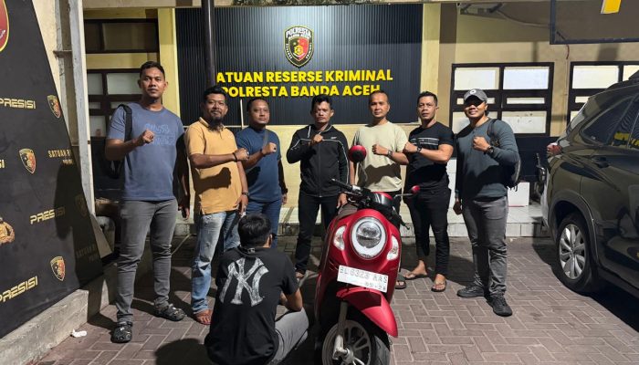 Pinjam Honda Scoopy untuk Ambil Paket, Pria di Aceh Besar Ditangkap