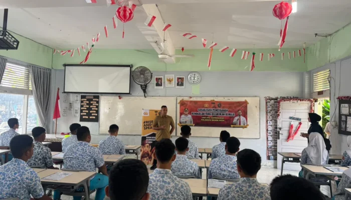 Polresta Banda Aceh Edukasi Pelajar MAN 1 Cegah Kenakalan Remaja